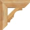 Ekena Millwork Balboa Slat Rough Sawn Bracket w/ Offset Brace, Western Red Cedar, 6"W x 16"D x 16"H BKT0604X16X16BOA06RWR - alternate 3